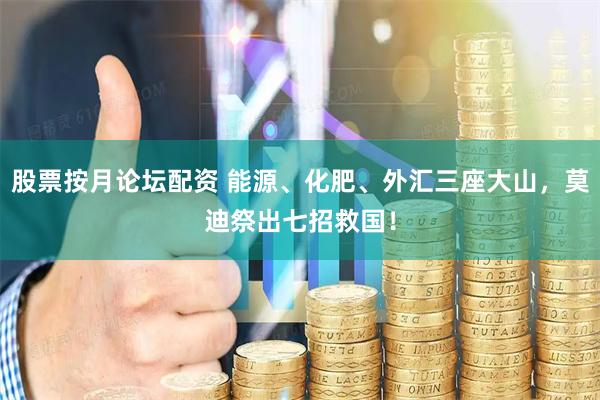 股票按月论坛配资 能源、化肥、外汇三座大山，莫迪祭出七招救国！
